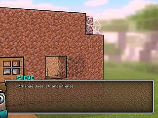 In this parody, we give our girl a golden bikini in hornycraft.