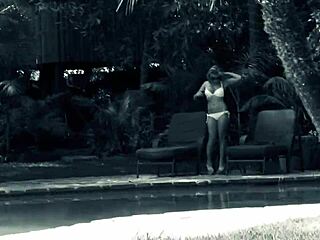 Watch Aubrey Addams blow and ride cock poolside – can you handle it?