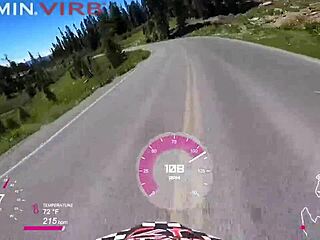 OMG! Sucking balls from Mt Lassen to Lake Tahoe in wild car ride for cum!