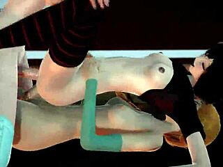 mavis loving a hot threesome with elsa and anna at hotel