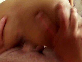 Oh, this lithe petite beauty lays back for tight pussy stretching!