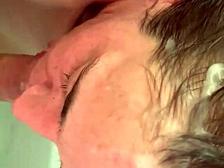 Underwater dick sucking and ass licking with sperm facial!