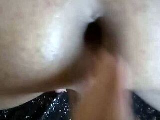 Tranny Sevda gets fisted hard.