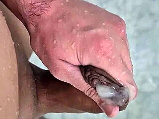 Twink Cums In Shower With Neighbor's Bisexual Fetish