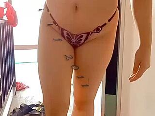 single mommy's wet pussy pounded hard in anal fetish