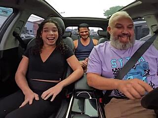 I picked up Julia Vass in my car and we fucked the whole ride