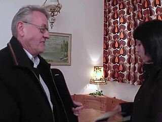 teen uses stepdad's cock and dildo