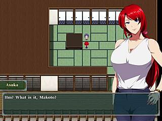 redhead in hidden encounter with man