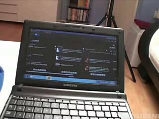 Danica Collins fingers herself in stockings