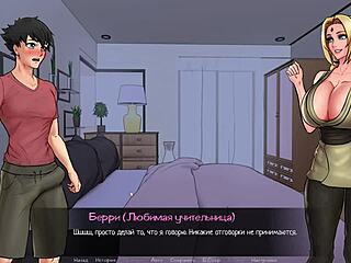 Confined with goddesses: titty fuck and quickie with big cocks?