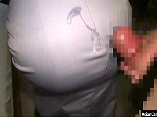 jav teen gets cum on her suit 😏