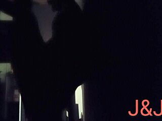 Wife wanted to do it in the dark hidden place with gaping ass