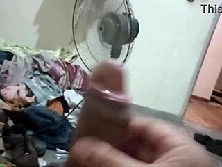 Intriguing trans crossdressing scene with intense sucking action