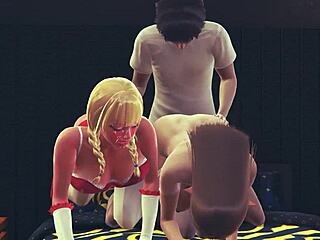 In honey select 2 dx, fuck a nun and an elf with big tits in expensive hotel apartment