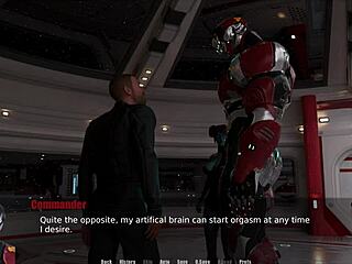 through spacetime adventure with big tits and erotic game elements