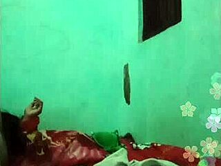 Khmer hot girl lies on bed alone with friend