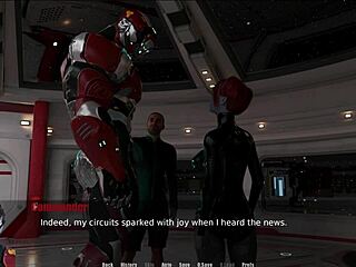 through spacetime adventure with big tits and erotic game elements