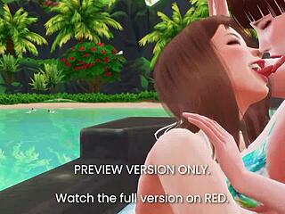 Dead or Alive 2 3d hentai preview