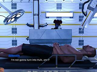 through spacetime adventure with big tits and erotic game elements