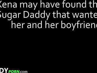 Teen girl seduces daddy for vacation cash with boyfriend