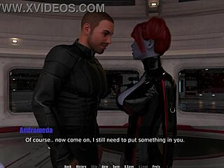 through spacetime adventure with big tits and erotic game elements