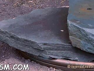 European slut in extreme sadomasochism pov fucking sloppy blowjob rabbit toy