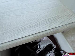 Perv Stepson Satisfies Busty Milf Stepmom with Toy.