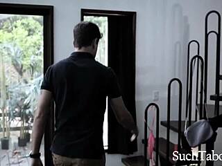 Inheritance turns step bro evil with Lana Rhoades' oral taboo fun