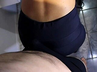 dry humping in leggings cum in pants
