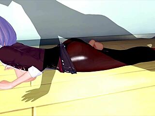 hey, can this female teacher ride hard in 3d hentai?