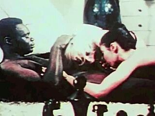 That vintage interracial threesome is pure retro gold!