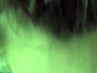 Candie Cross kneels for a messy facial blowjob