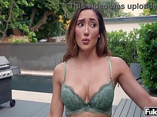 Big titty chloe amour catches creampie in group scene