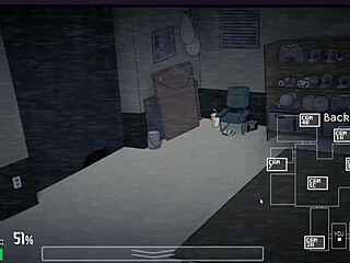 Five nights at fuzzboobs hentai game pornplay ep 5 pegging a sweet futanari asshole