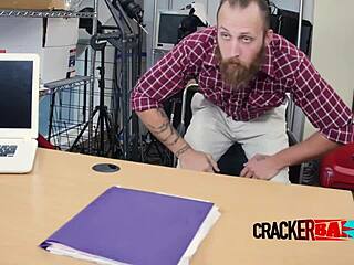 muscled white bear pounded by huge black dong