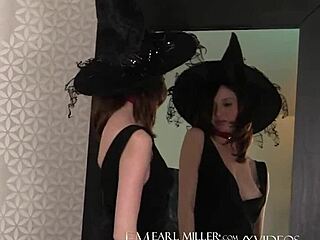 Hot witch Victoria Voss casts amazing sex spell!