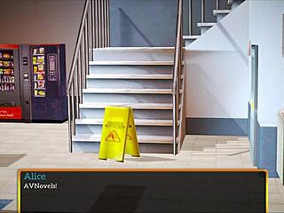 in my new family episode 307, the cartoon characters explore adventures with big and small tits in a game setting