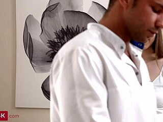 Alice xo, skinny teen 18+, gets massaged and creampied with intense emotions