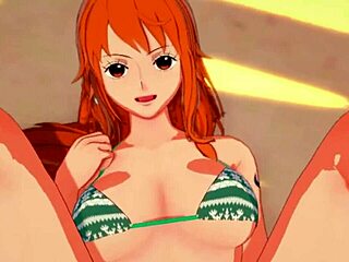 Nami Bent Over in Tight Jeans for Doggystyle