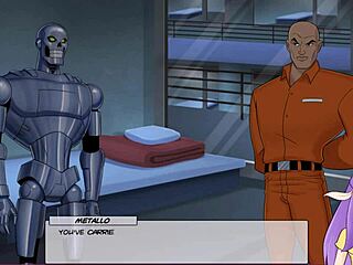 Redhead Lesbian Anime Girls Kiss and Fuck with Big Cocks in Game