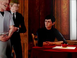 exploring the inn in episode 59 of this anime game