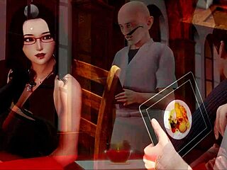 exploring the inn in episode 59 of this anime game