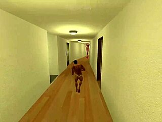 giant futanari milf with big tits plays bizarre adult game in hotel