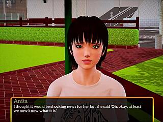 in my new family episode 307, the cartoon characters explore adventures with big and small tits in a game setting