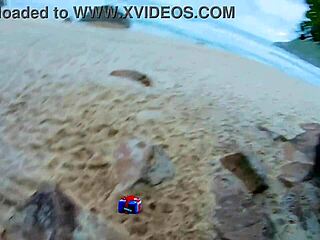 Big cocked stranger gets blown outdoors in public