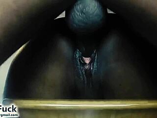 He Pounds Black Pussy with Monster Cock in Intense Fucking Session