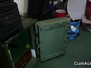 Nasty Honey Receives Cumshot on Face, Devours Semen in POV Bukkake