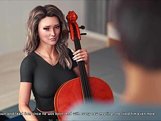 A wife and her mother-in-law play a challenging game together