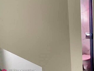 Lilu Moon Masturbates Wet Pussy With Big Vibrator in Bathroom