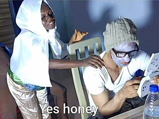 Hijab wife cheats in bedroom